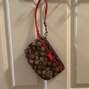 Mini coach wristlet (vintage)